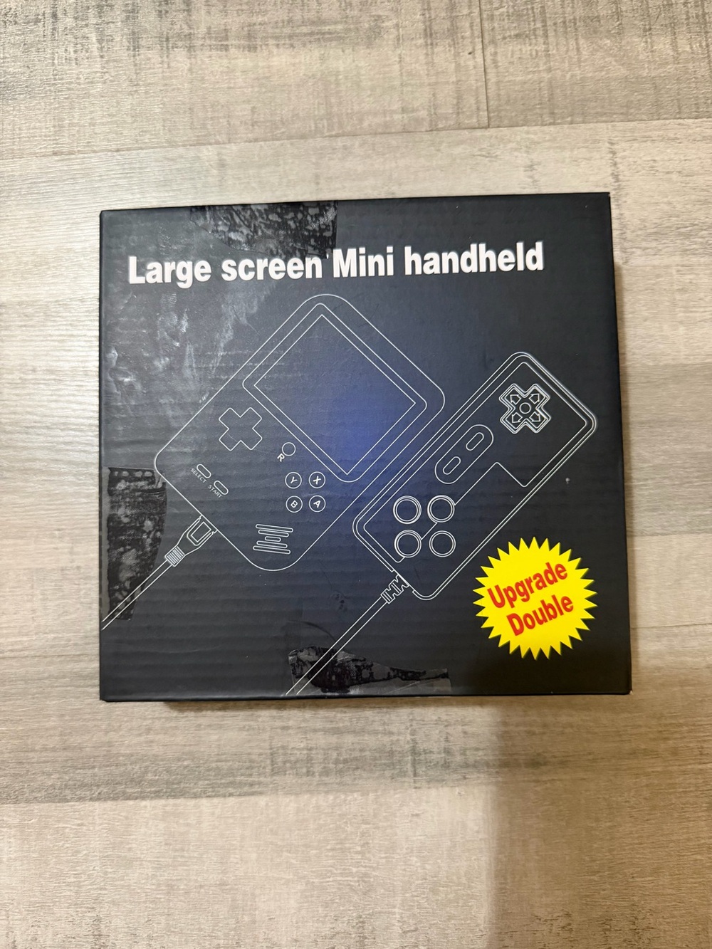 Factory Sealed Large Screen Mini Handheld LCD Retro Game Console TV Out Black